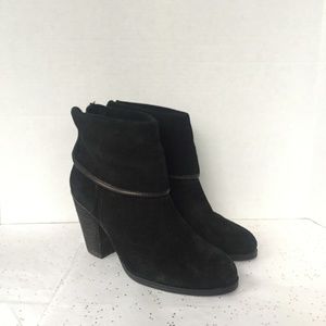 Vince Camuto Hamilton Foldover Cuff Black Boot - 9